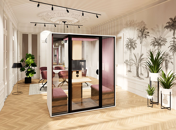 Espace cabinet comptable moderne avec mobilier Bruges - réalisation Dalla Santa Mérignac