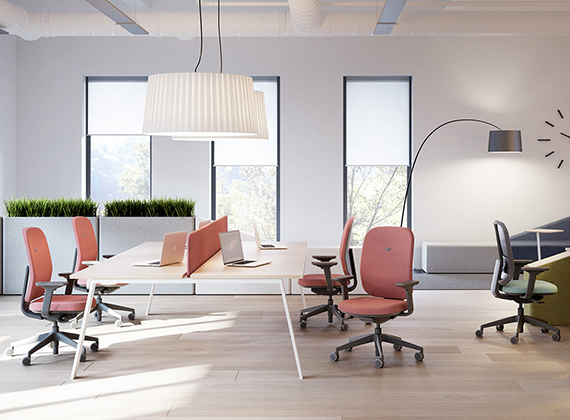 Meuble de rangement bas Bruges à portes coulissantes - aménagement cabinet comptable Mérignac