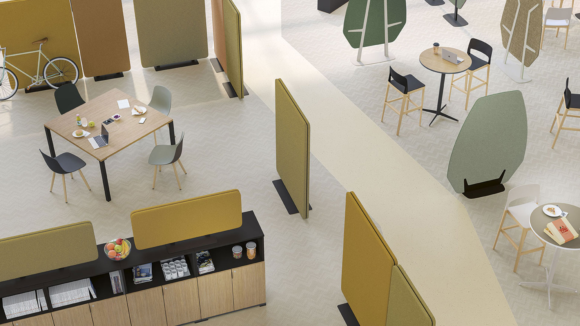 Aménagement de bureaux à Libourne – open space moderne