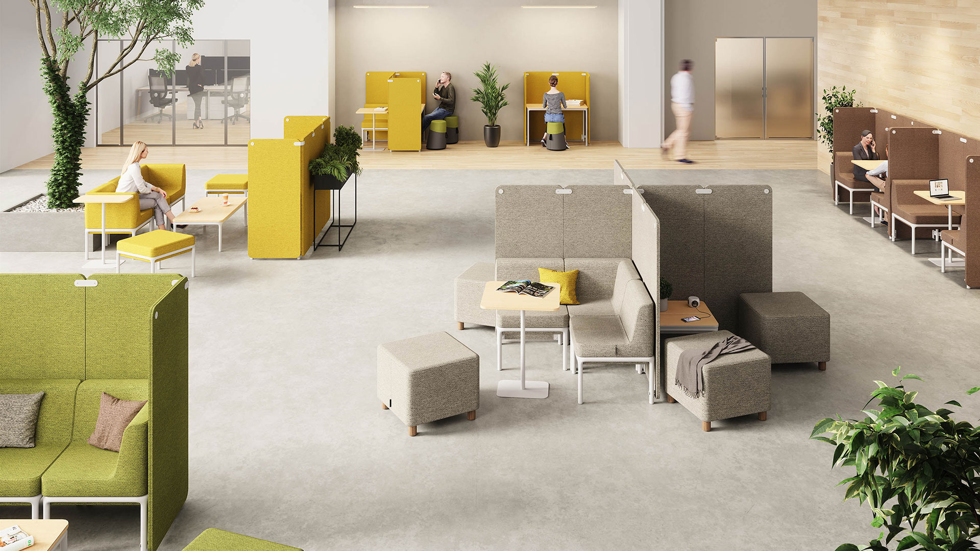 Espace coworking aménagé à Libourne